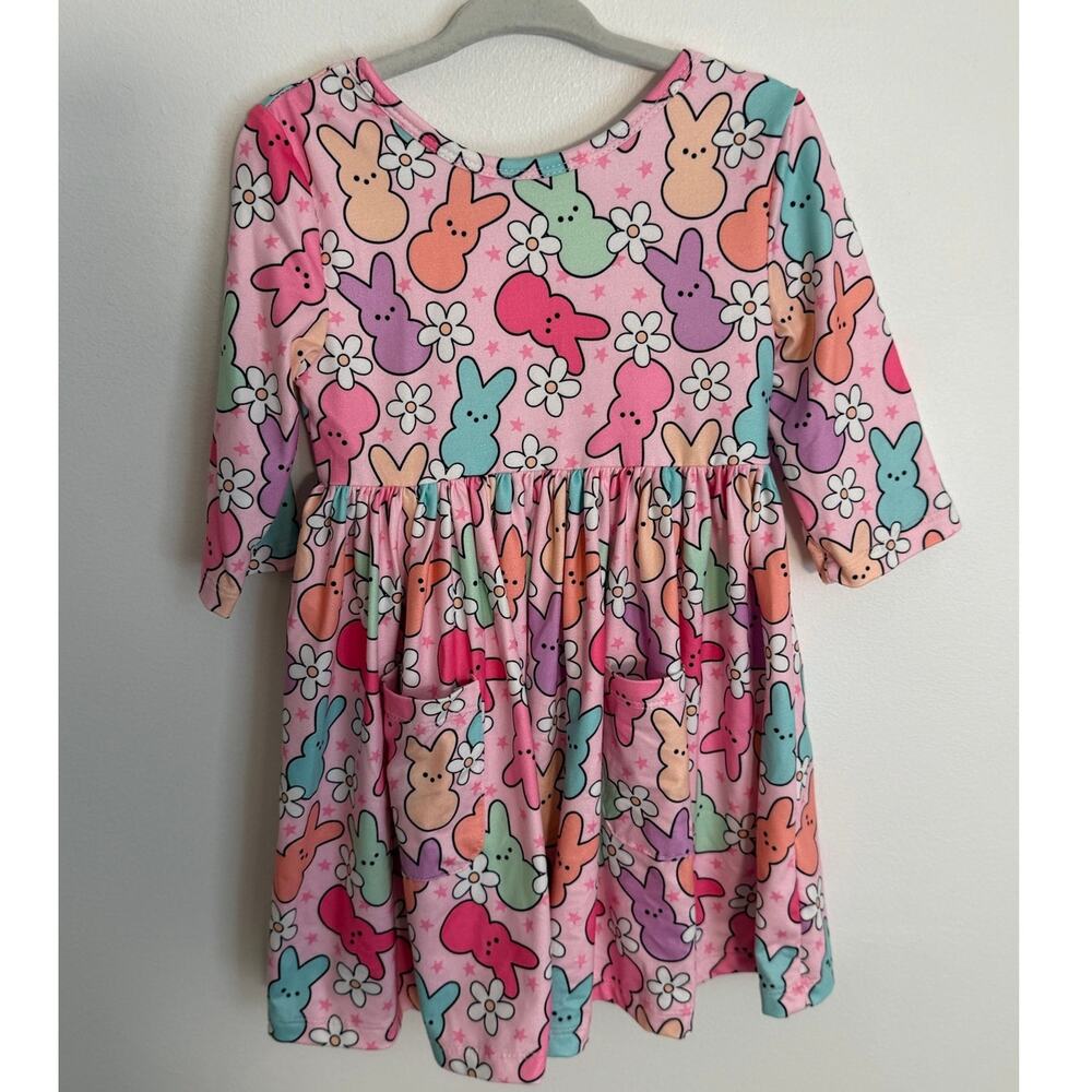 Mila & Rose Hanging with my peeps twirl dress NWT size 3T